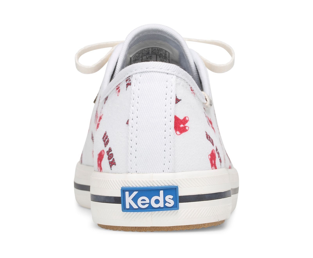 Keds Womens Sneakers White/Red - Kickstart MLB® - 714DEZLBV